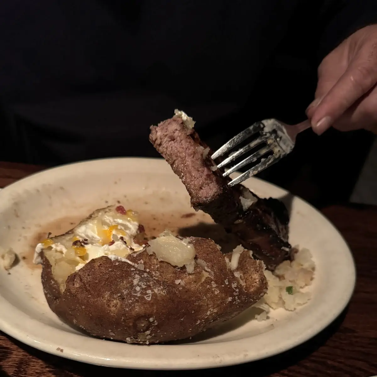 Fully Loaded Giant Baked Potato