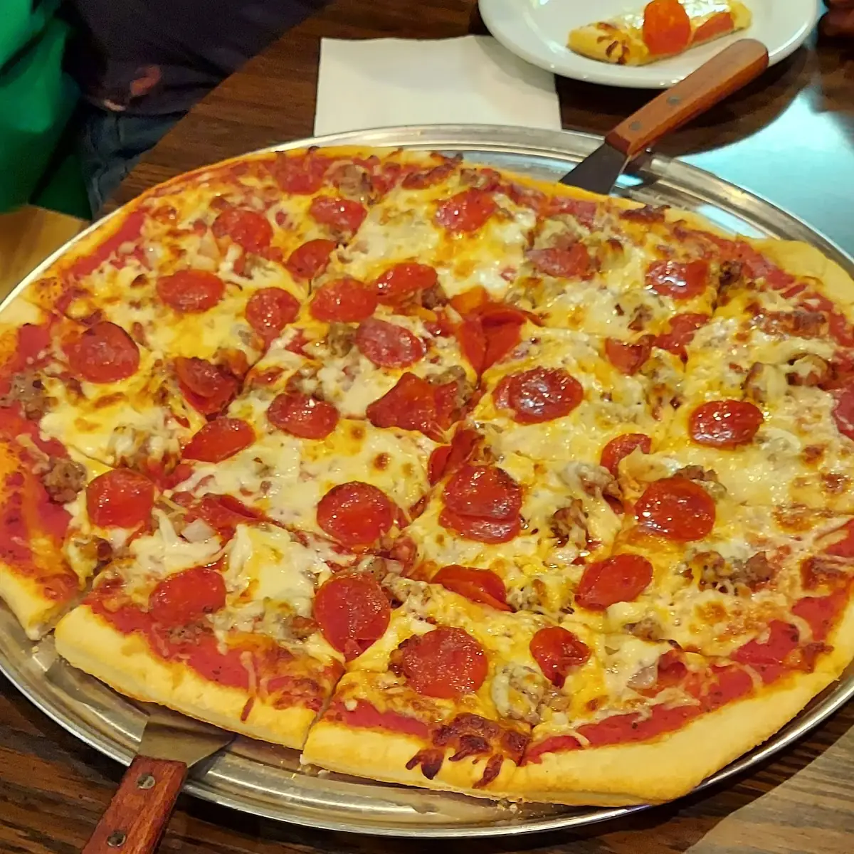 20 Inch Pepperoni and Sausage Pizza