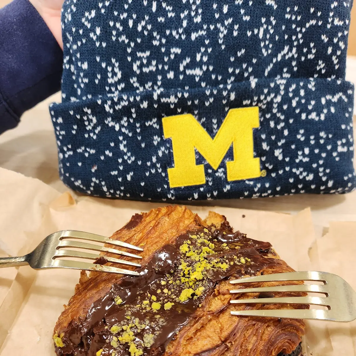 Chocolate Pistachio Croissant