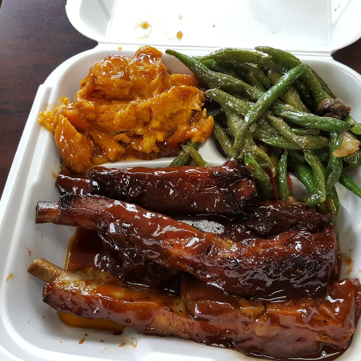 Green Beans and Sweet Potatoes