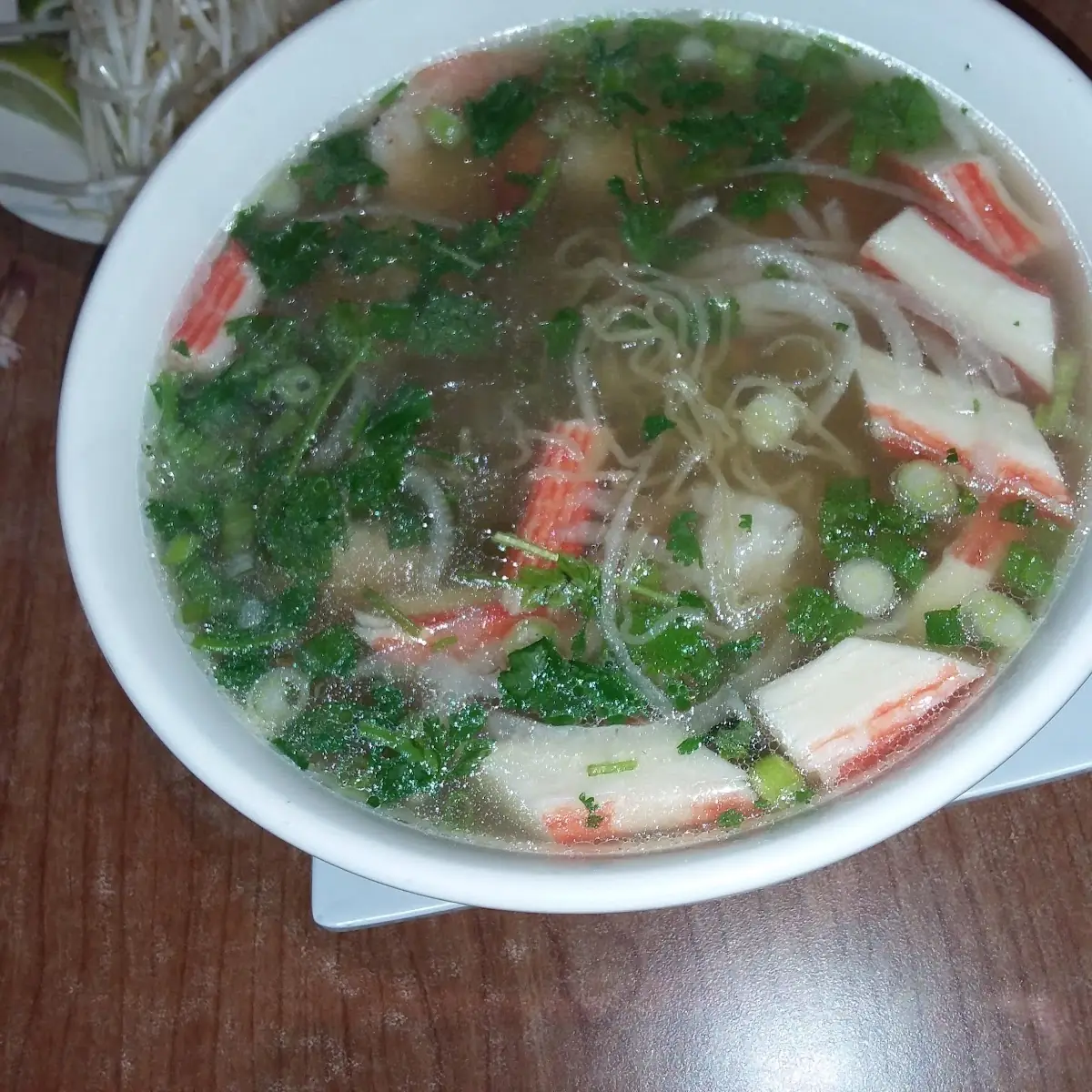 Mixed Seafood Noodle Soup