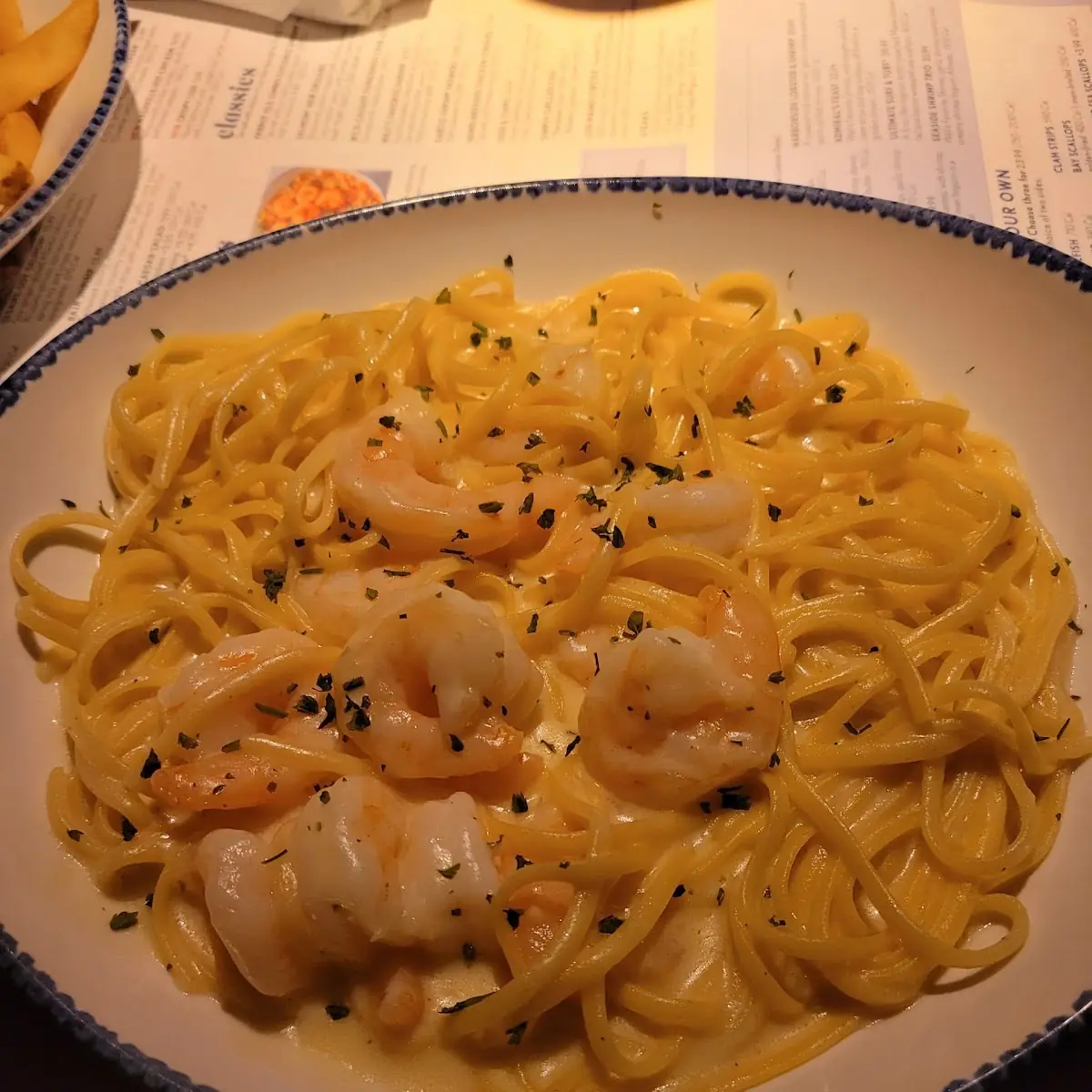 Shrimp Alfredo