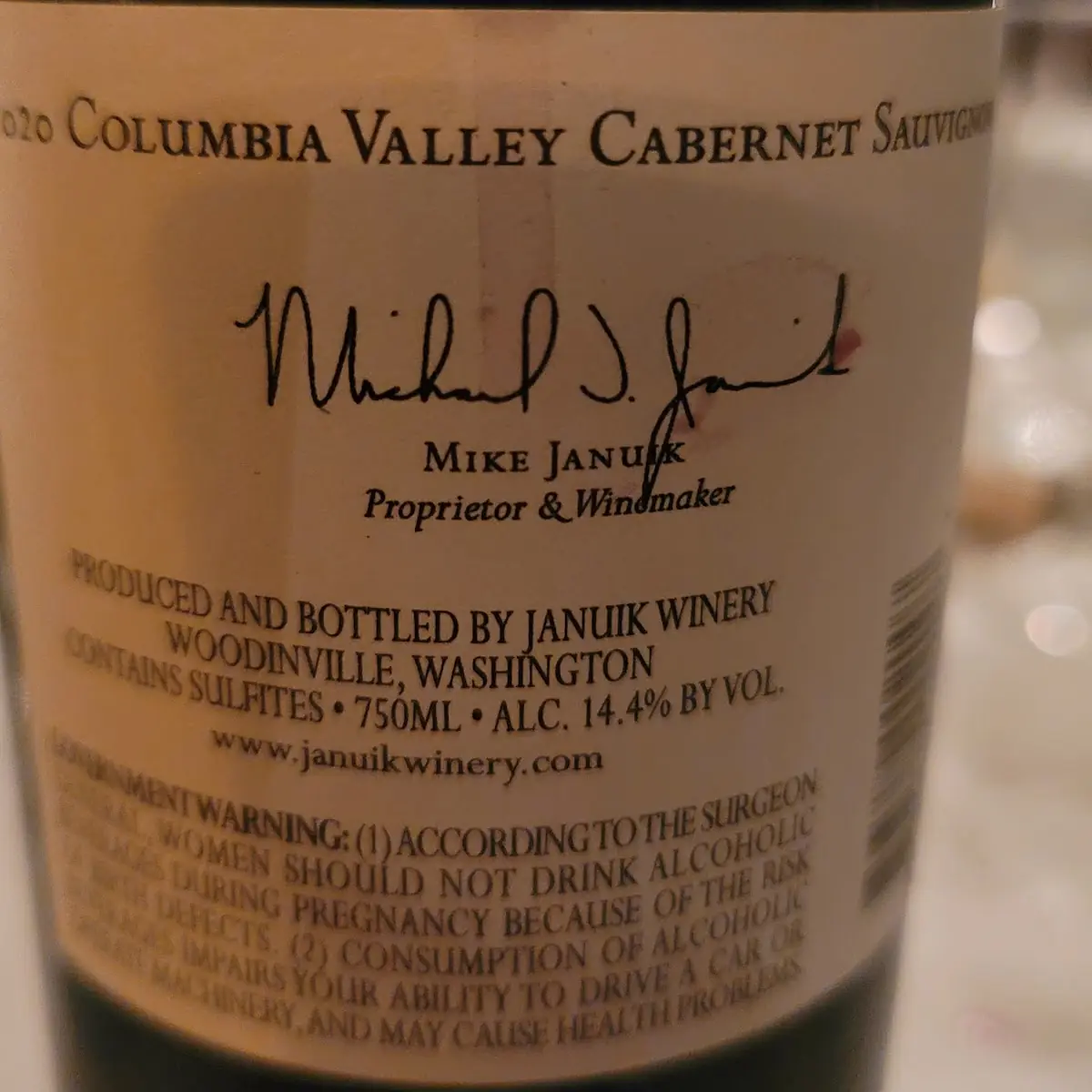 Januik Cabernet Sauvignon