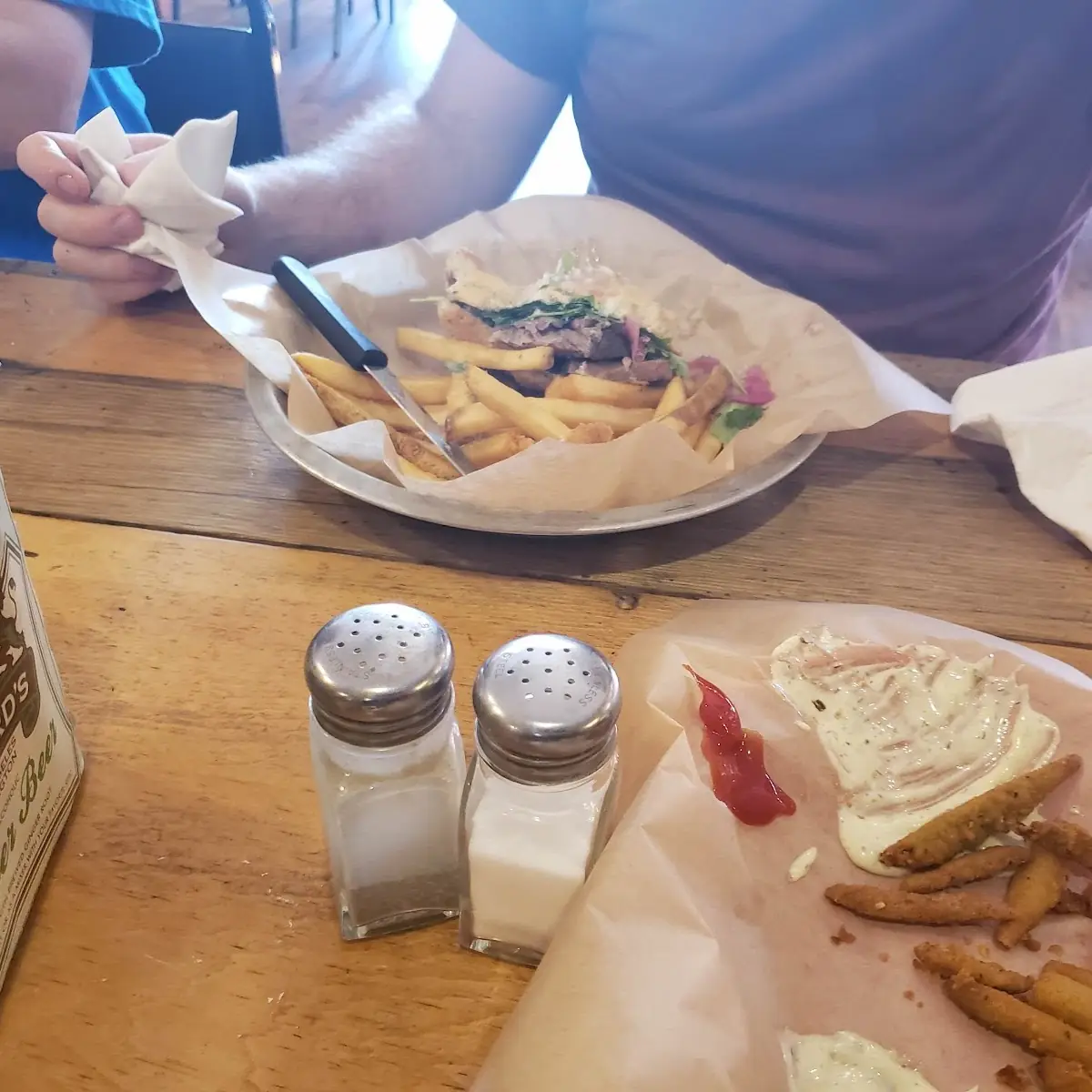 Burger and Fries