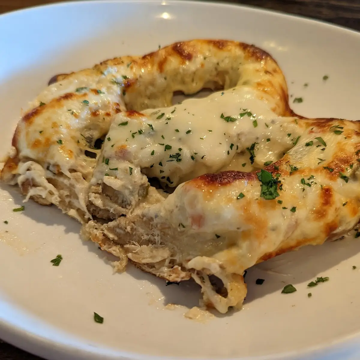 Crab-Filled Soft Pretzel