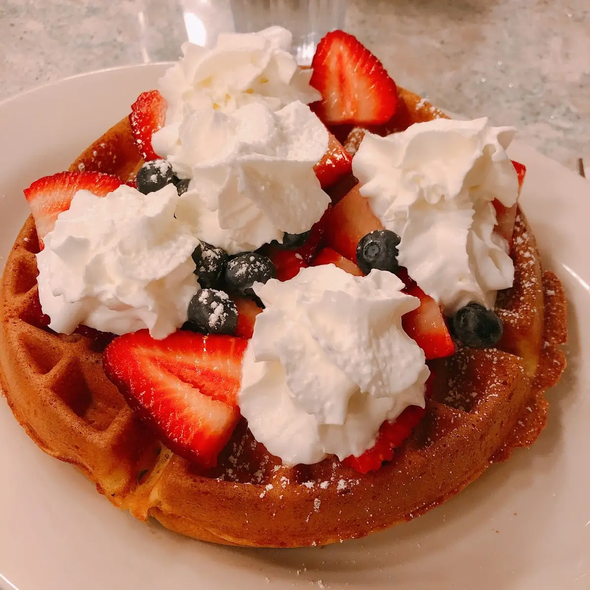 Belgian Waffle a La Mode