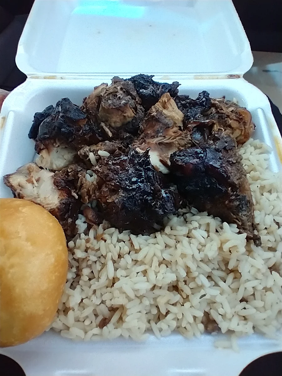 Jerk Chicken Rice & Beans with Dumplings