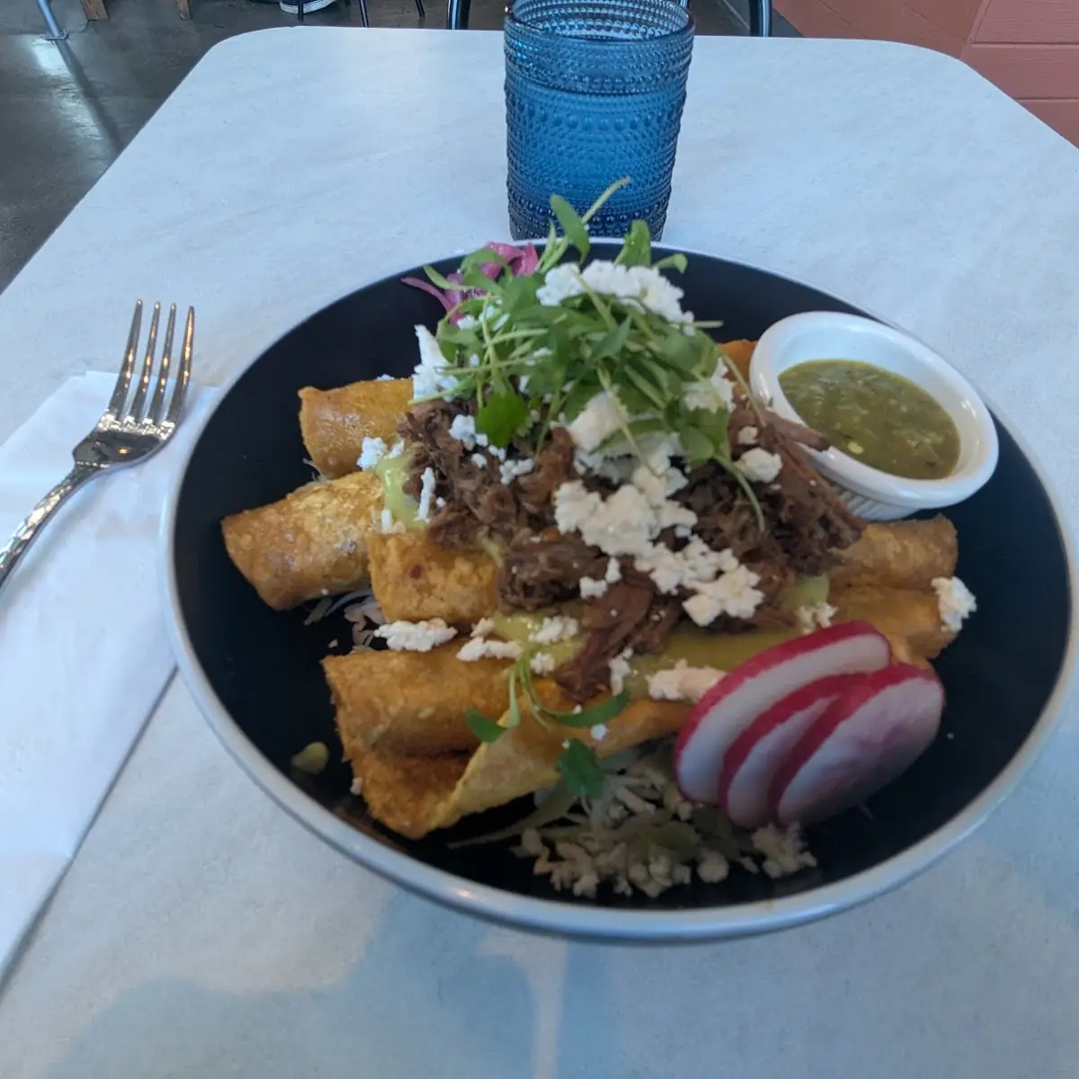 Taquitos with Braised Beef