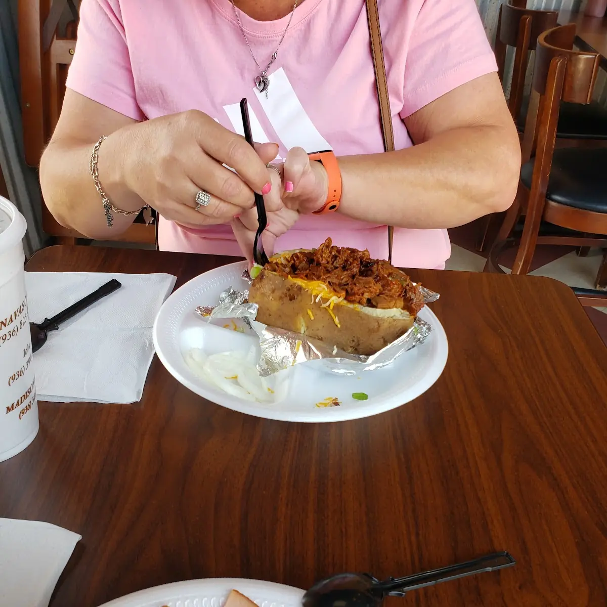 Chopped Brisket Baked Potato