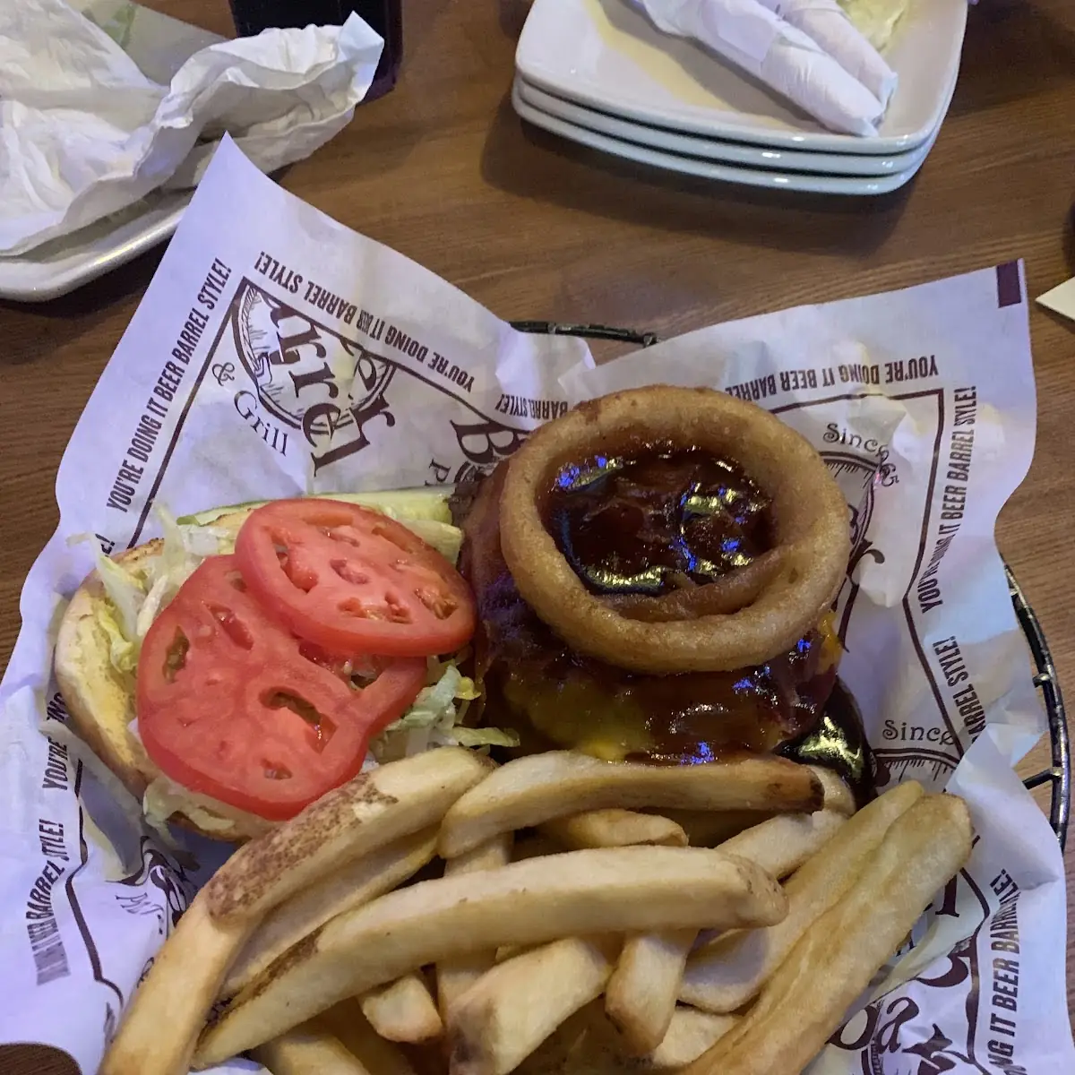 Cajun Blackened Bleu Burger