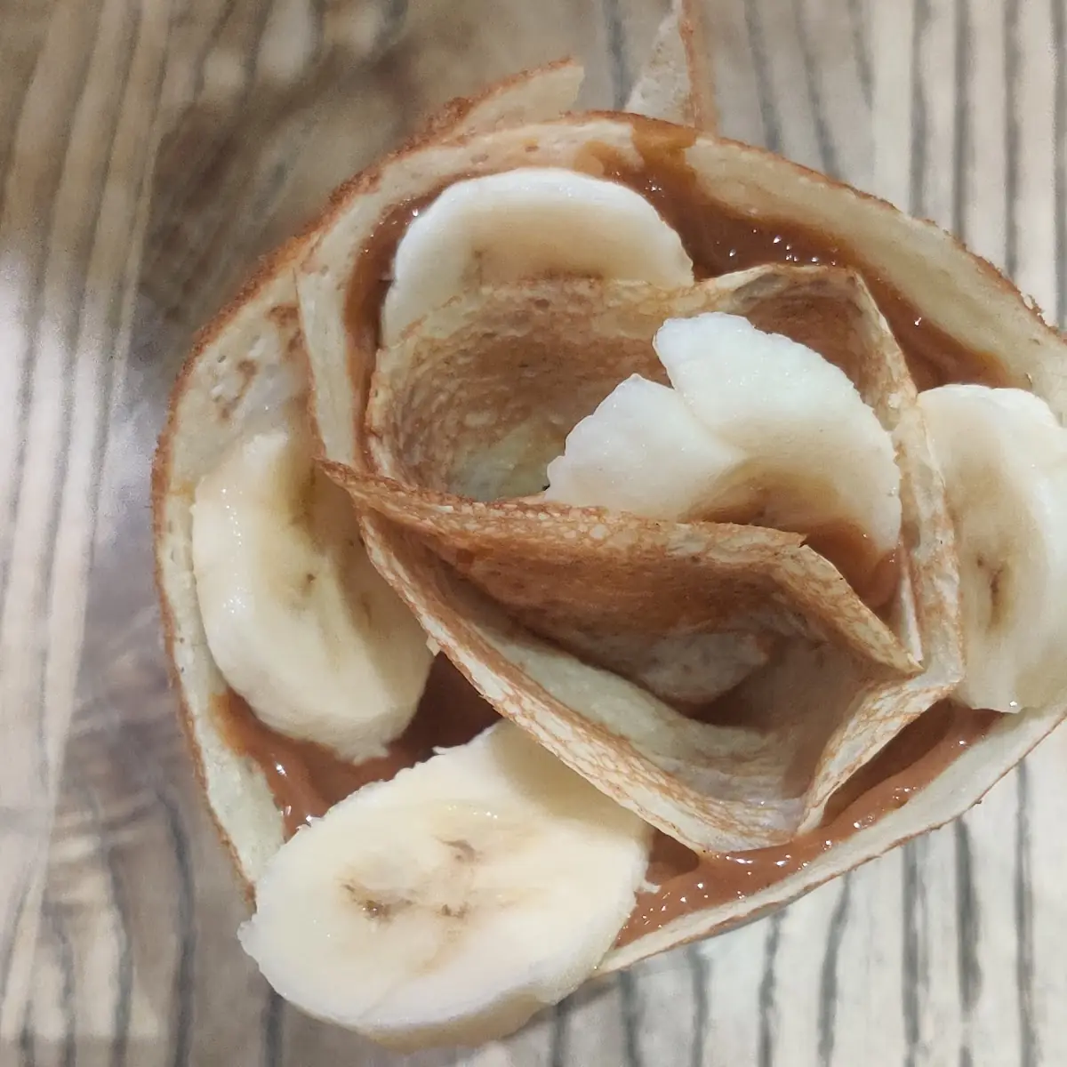 Banana and Nutella Crepe