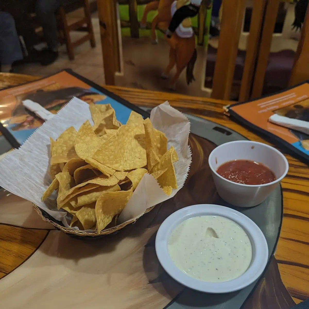 Chips Queso and Salsa and Chips