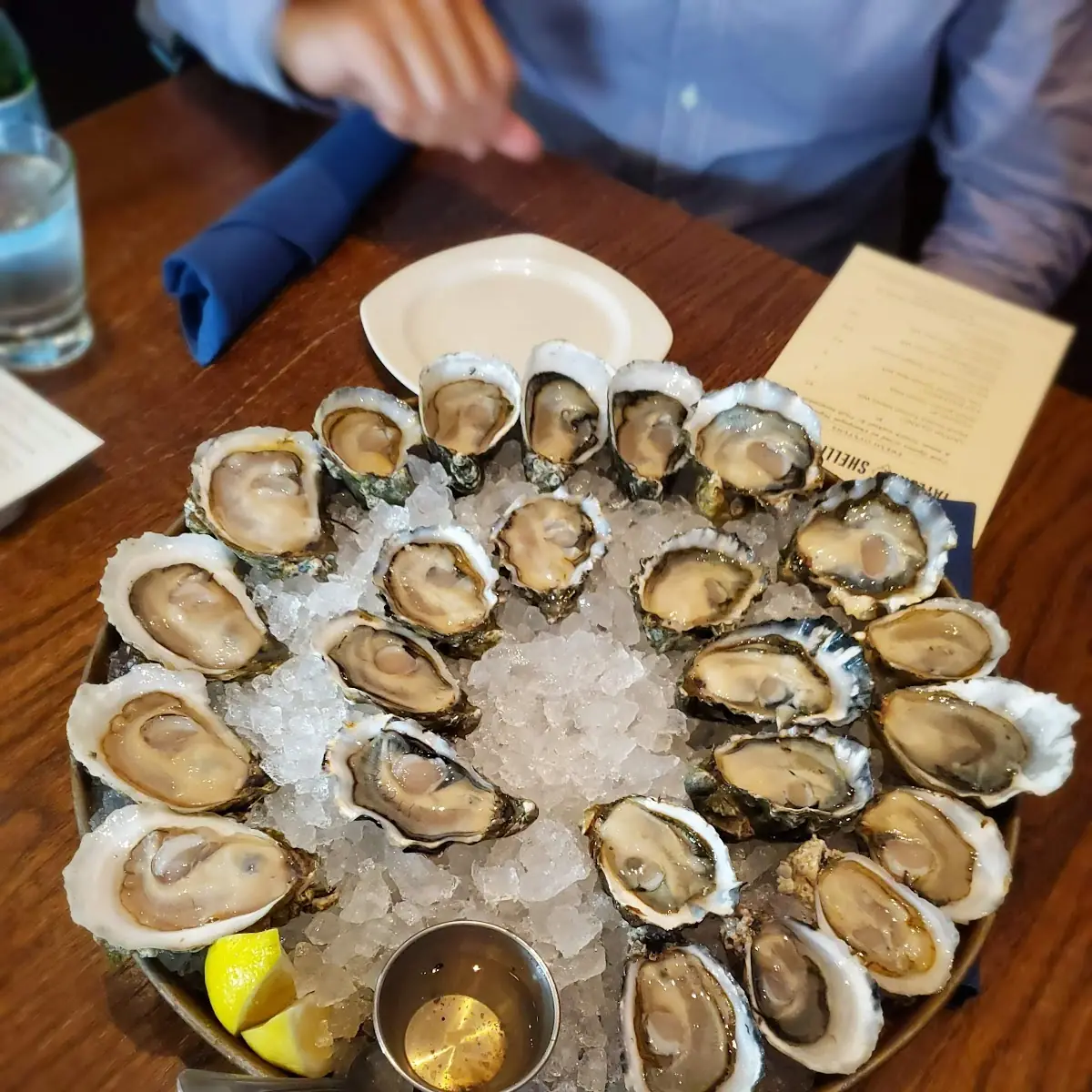 Fresh Oysters with Wasabi