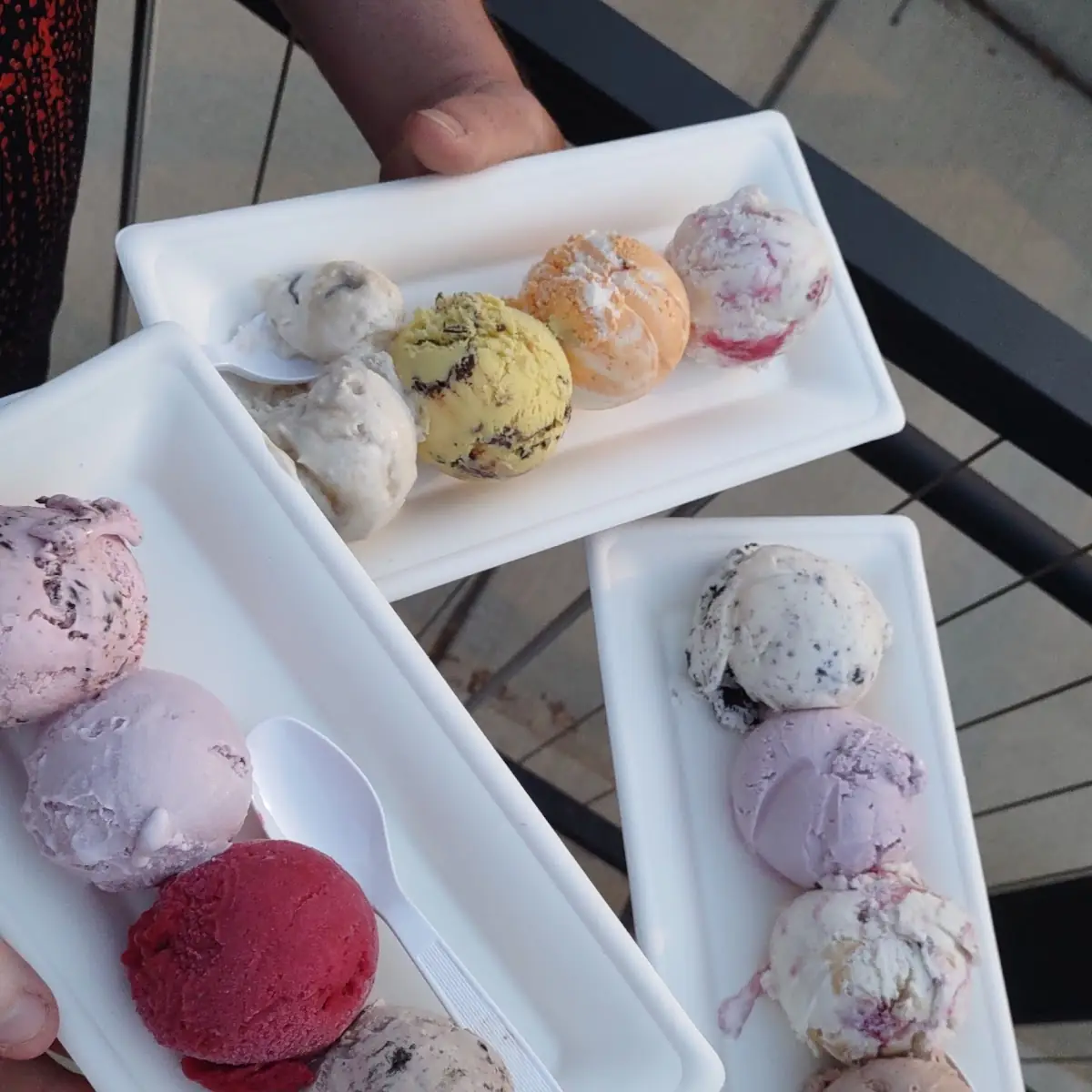 Ice Cream Sampler Platter