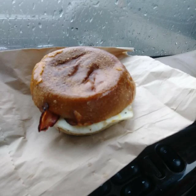 Egg and Bacon Breakfast Sandwich