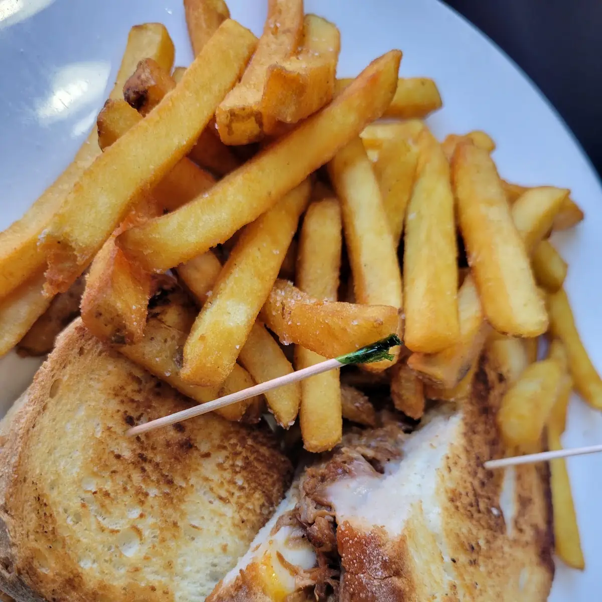 Pulled Pork Grilled Cheese