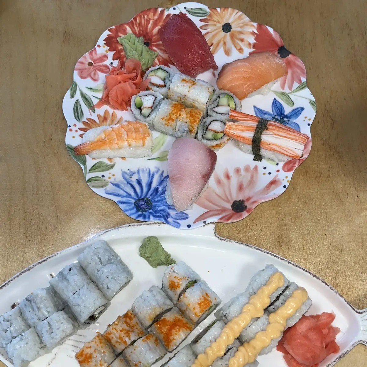Assorted Sushi and Maki Rolls