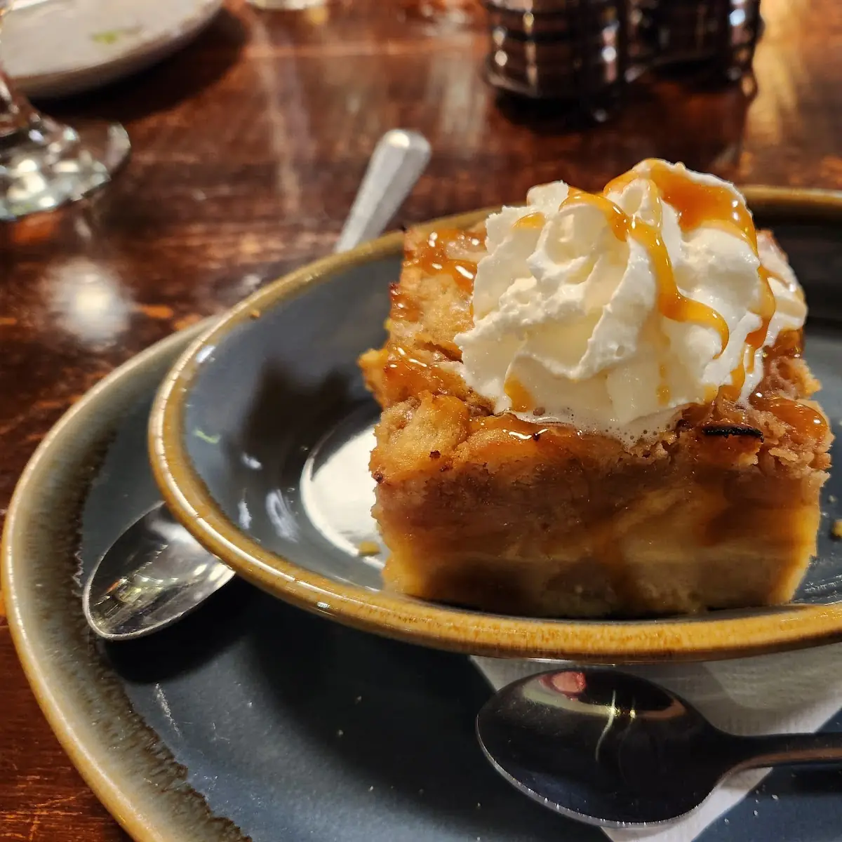 Apple Bourbon Bread Pudding
