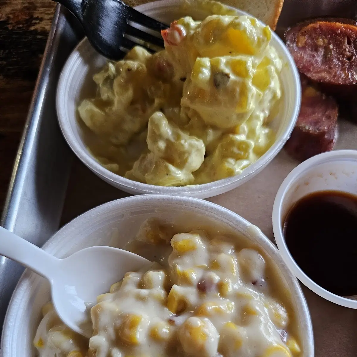 Side Cream Corn & Potato Salad