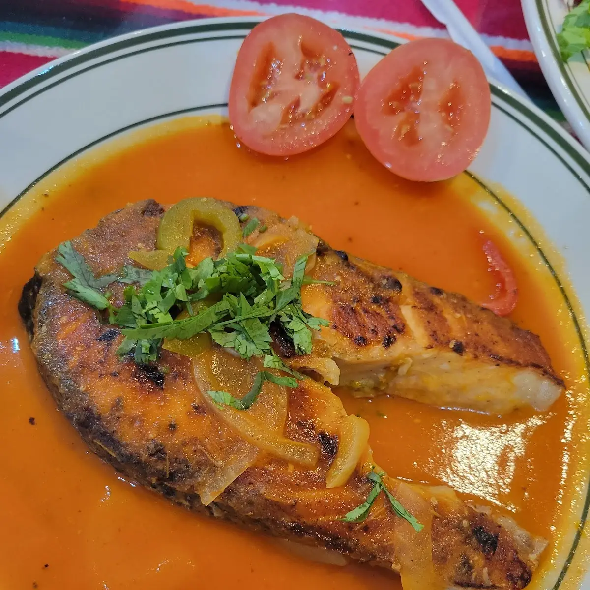 Mojarra Enchipotlada Tilapia Stew in Chipotle Sauce