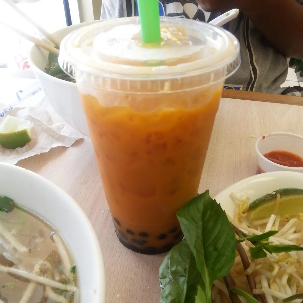 Thai Tea with Boba