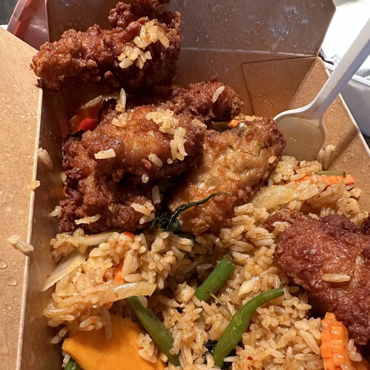 Spicy Chicken Fried Rice