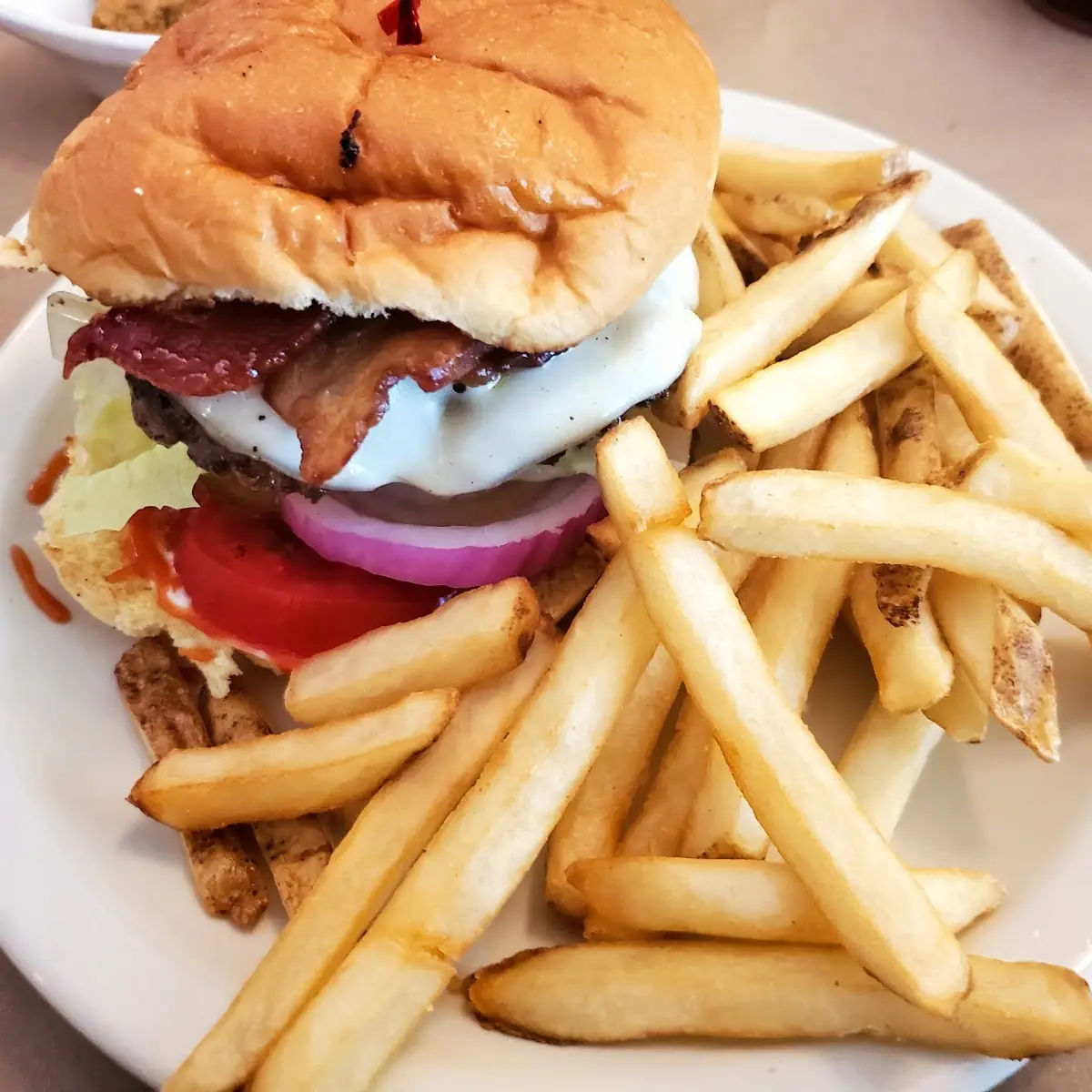 Bacon Cheeseburger Deluxe with Everything