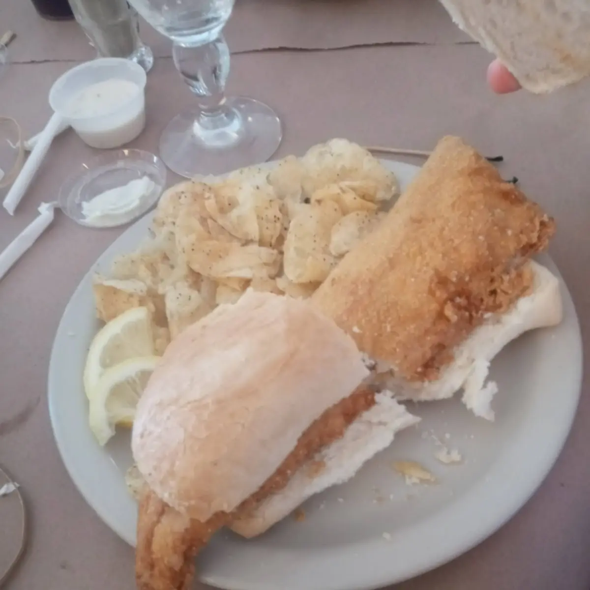 Walleye Sandwich
