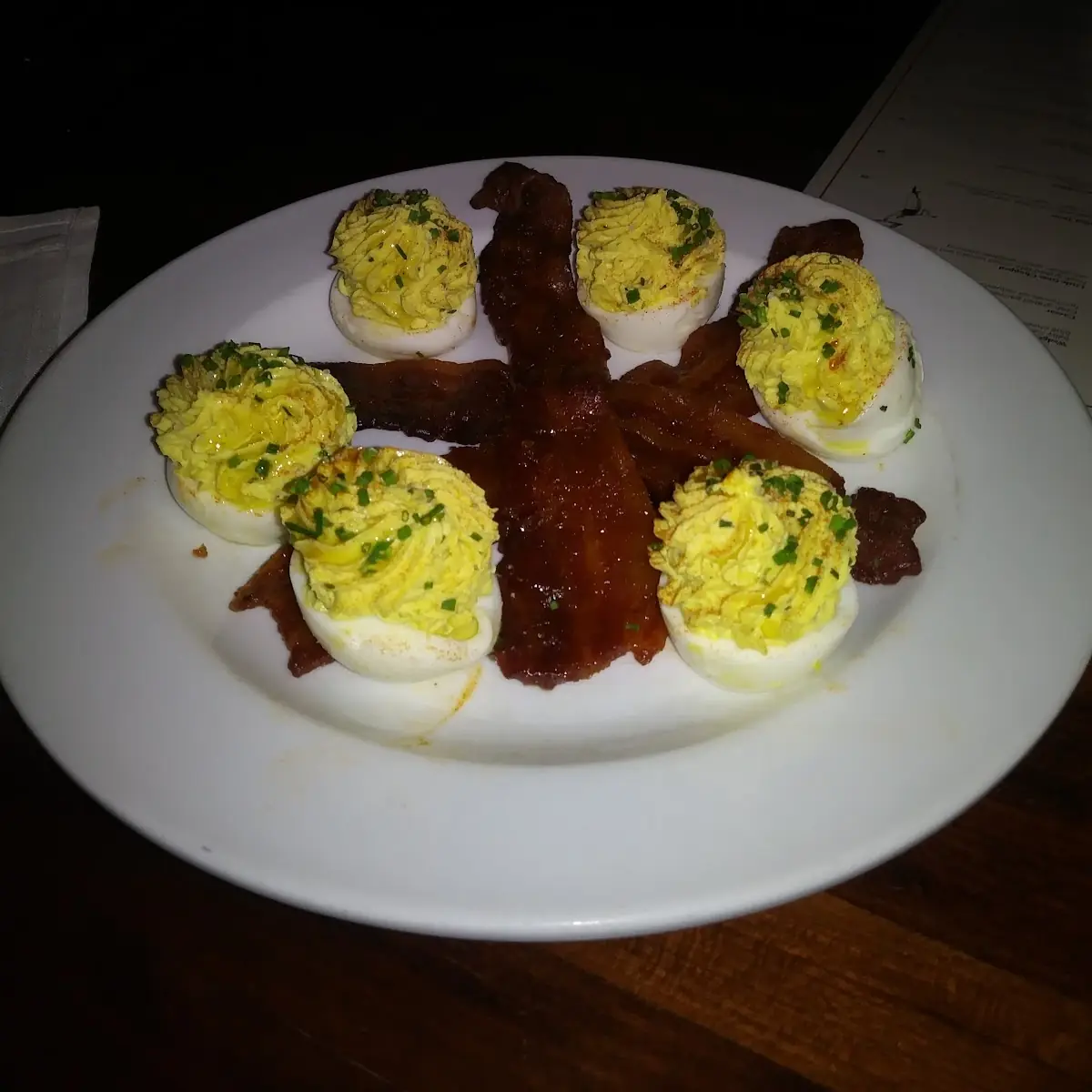 Deviled Eggs & Millionaire's Bacon