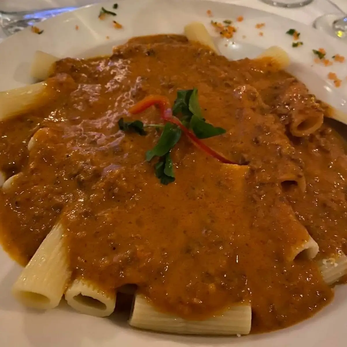 Rigatoni Bolognese