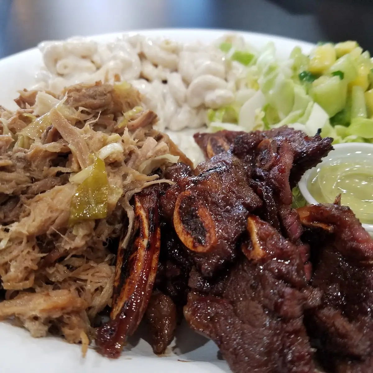 Kalbi Ribs & Pulled Pork
