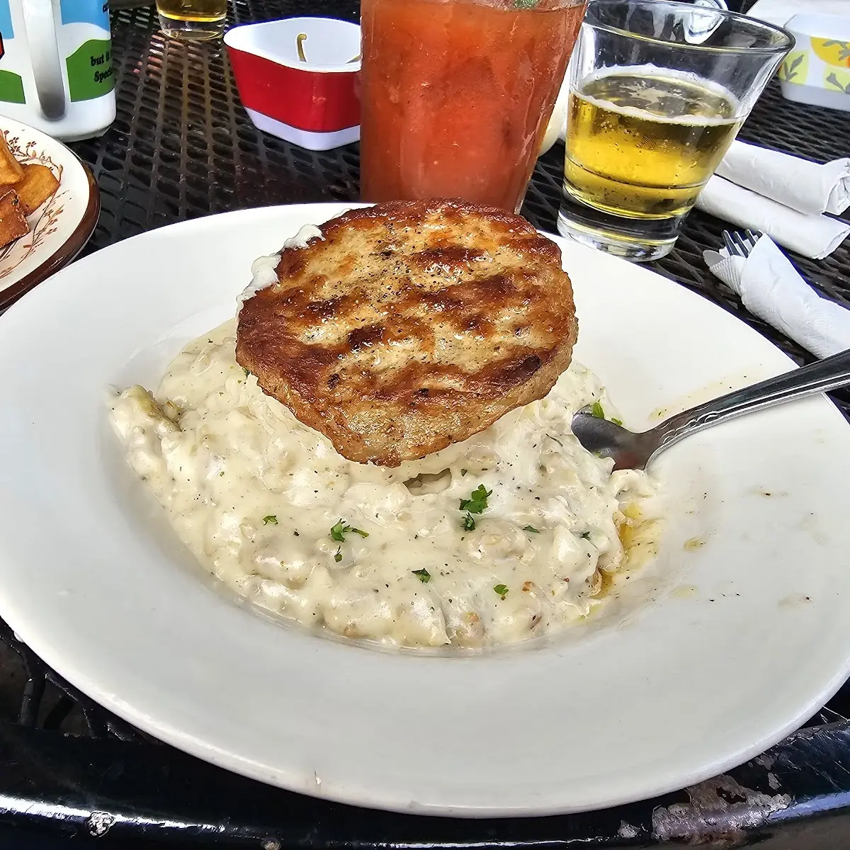 Biscuits and Gravy with Extra Sausage Patty