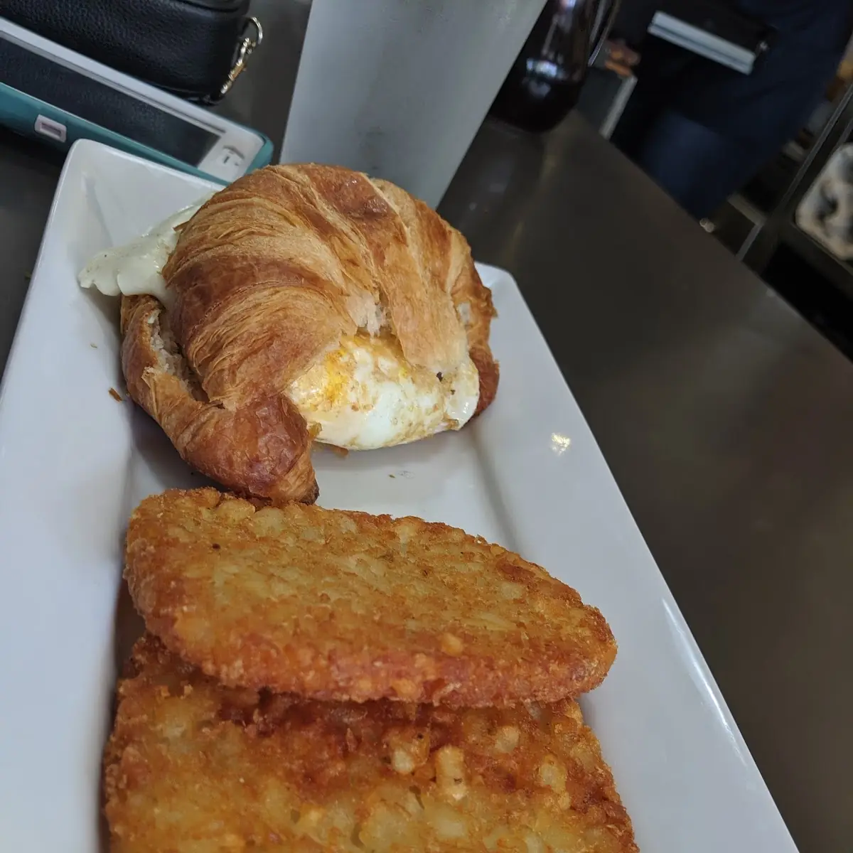 Crossiant Egg Sandwich