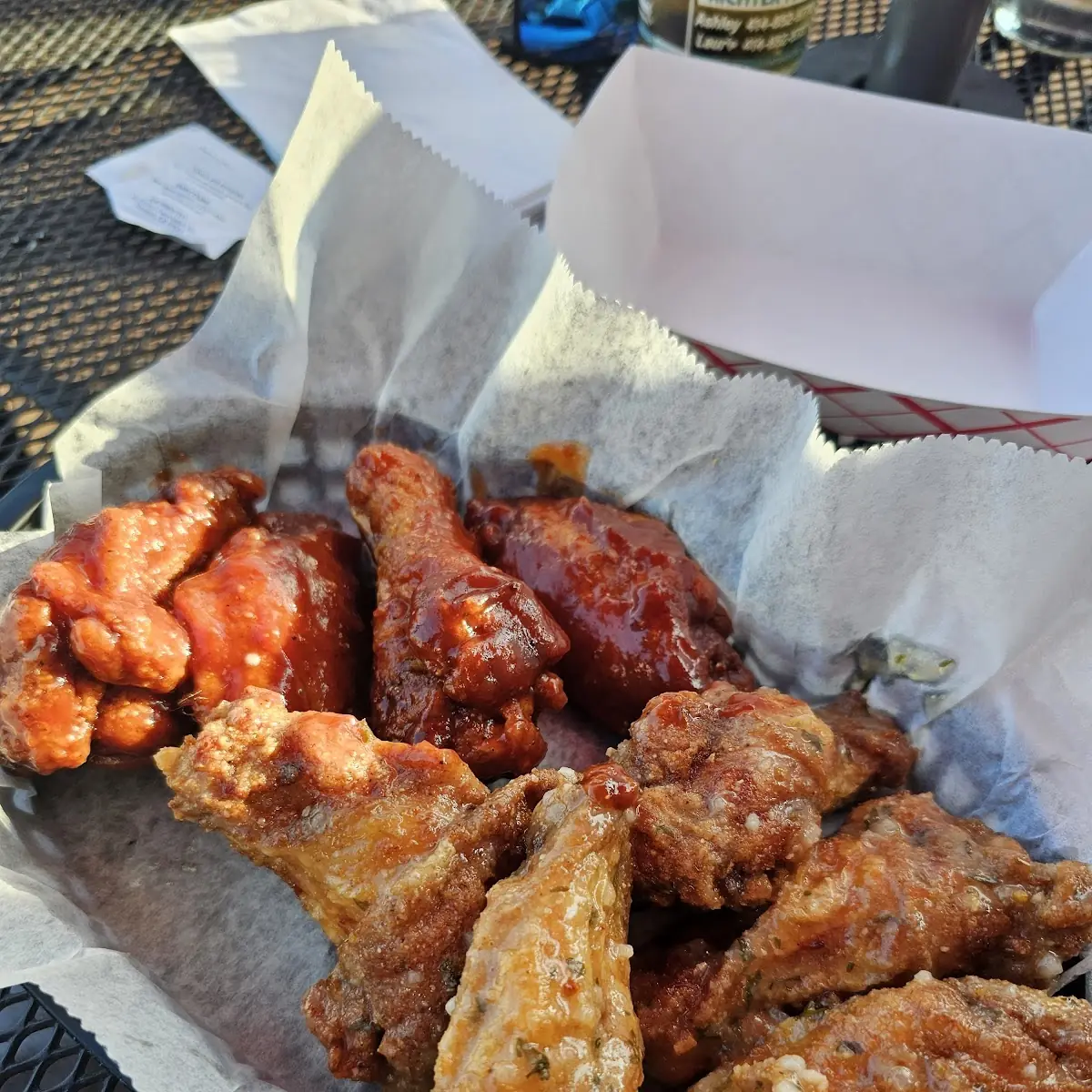 Chicken Wings with Sriracha Bourbon