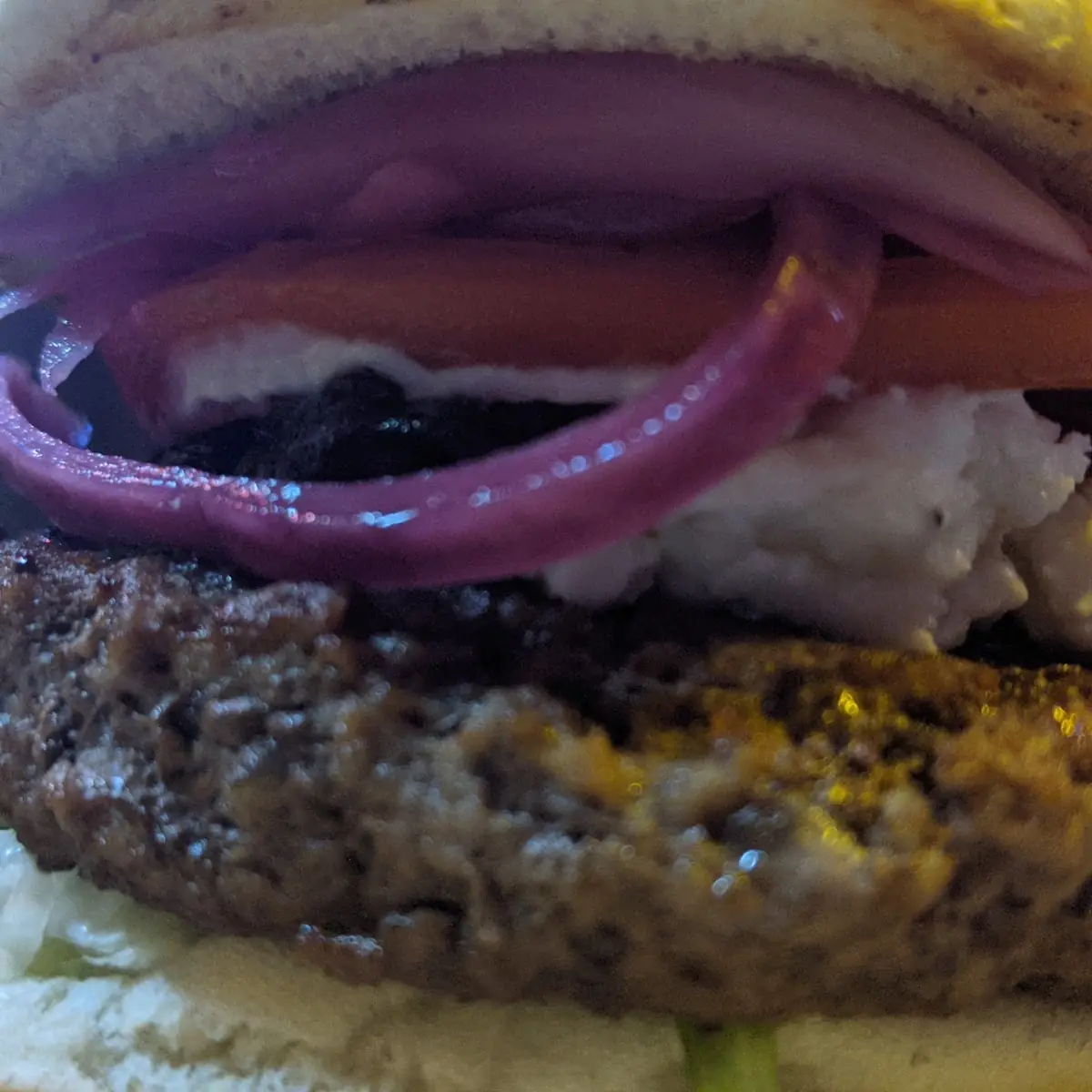 Feta & Bacon Jam Burger