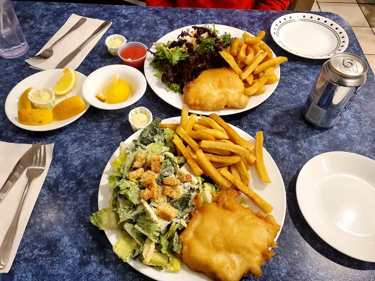 Halibut Fish & Chips, Kingsway Fish & Chips