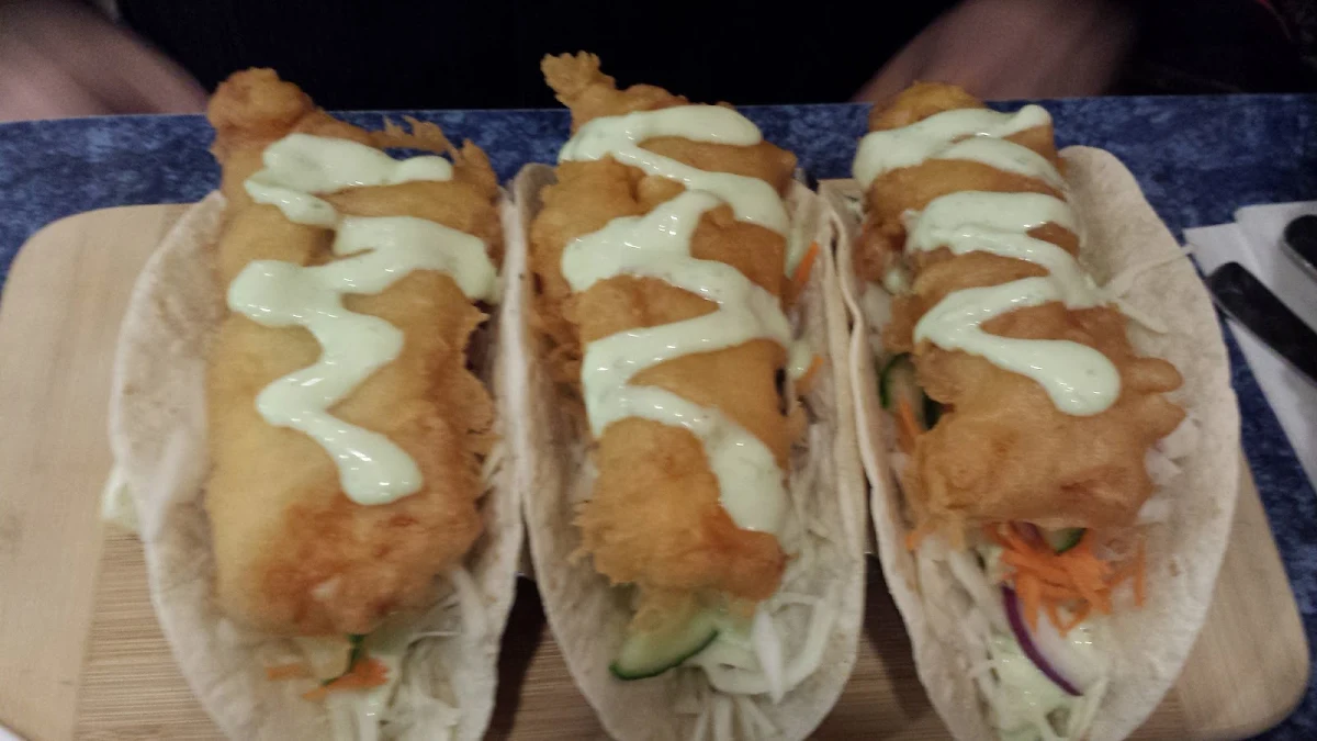 Halibut Tacos, Kingsway Fish & Chips
