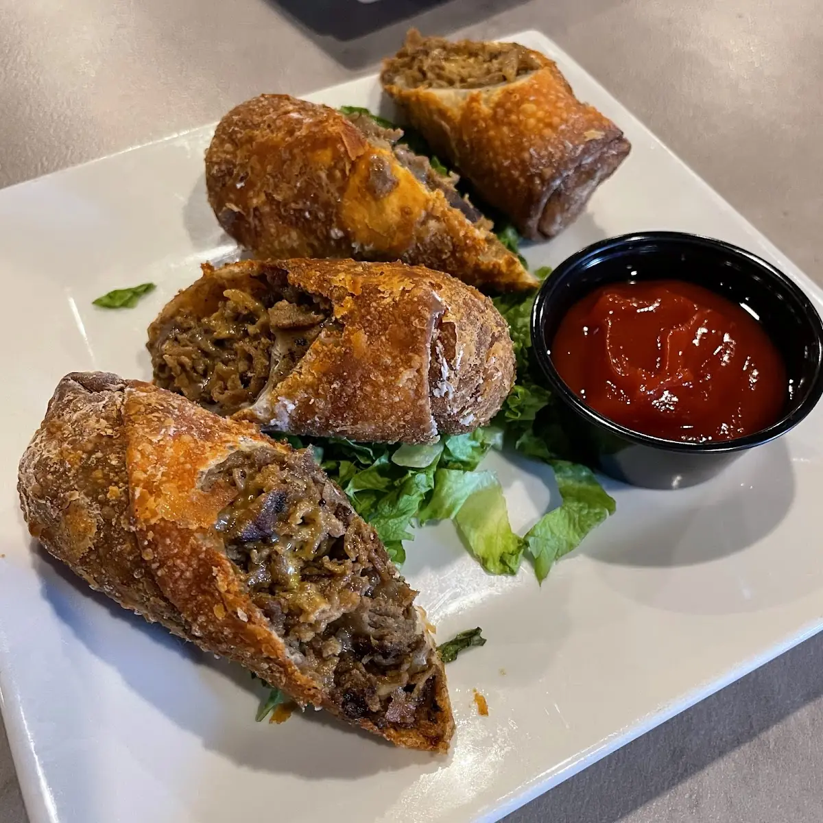 Cheesesteak Egg Rolls