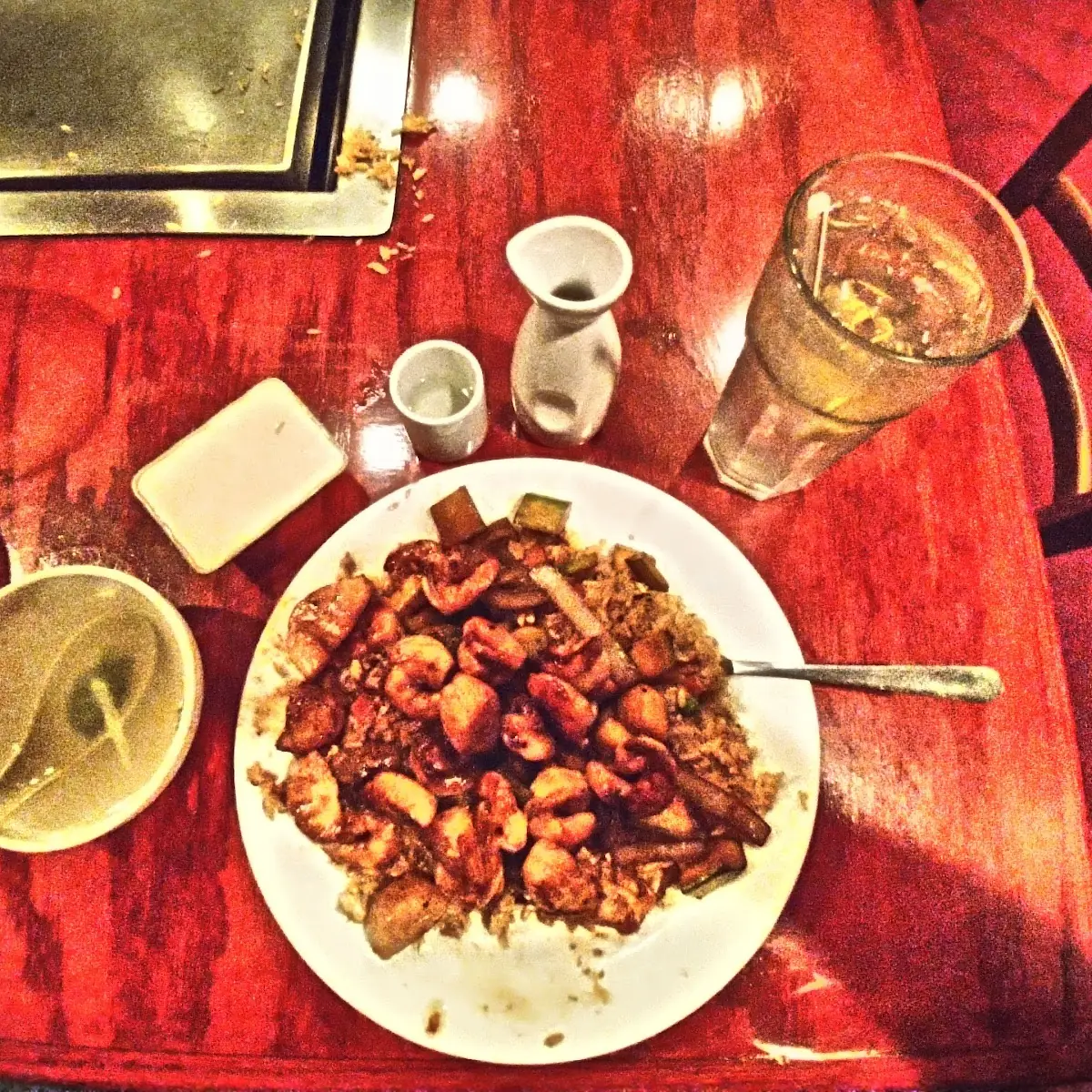 Hibachi Shrimp with Scallops and Mixed Vegetables