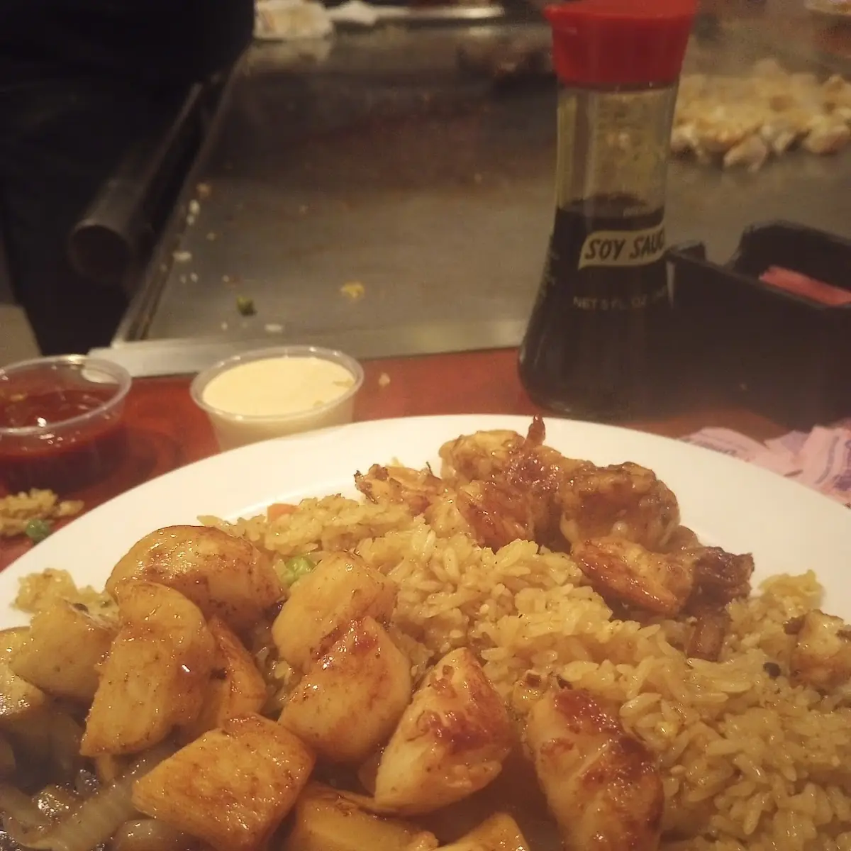 Hibachi Steak and Shrimp Fried Rice