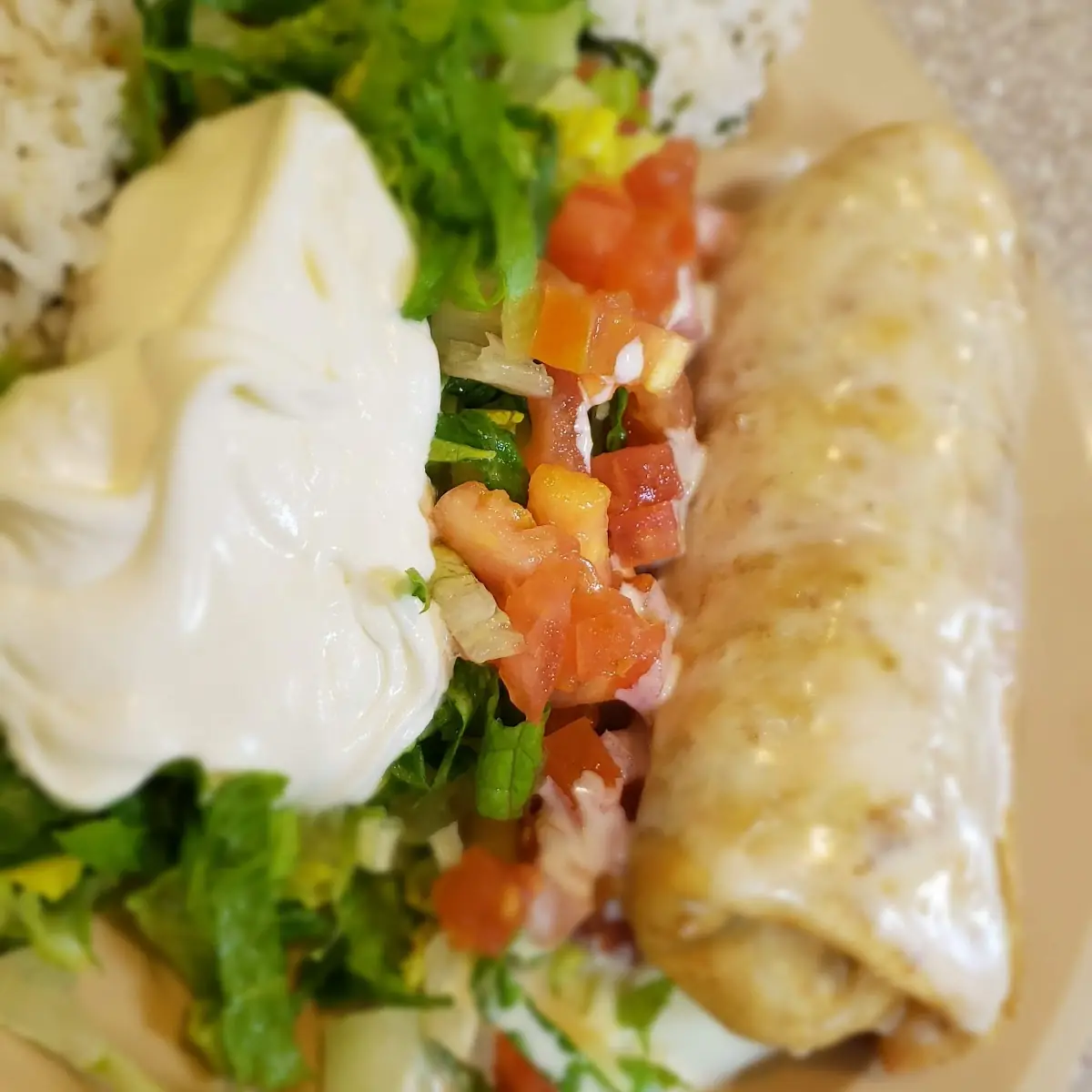 Lil Naked Chicken Burrito