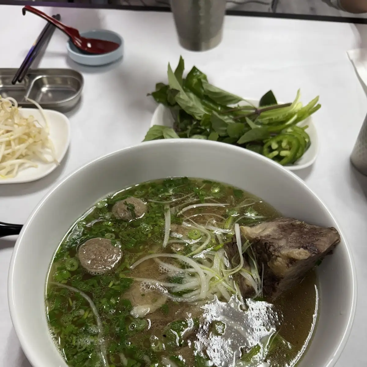 Rare Beef & Meatball Pho Pho Tai Bo Vien