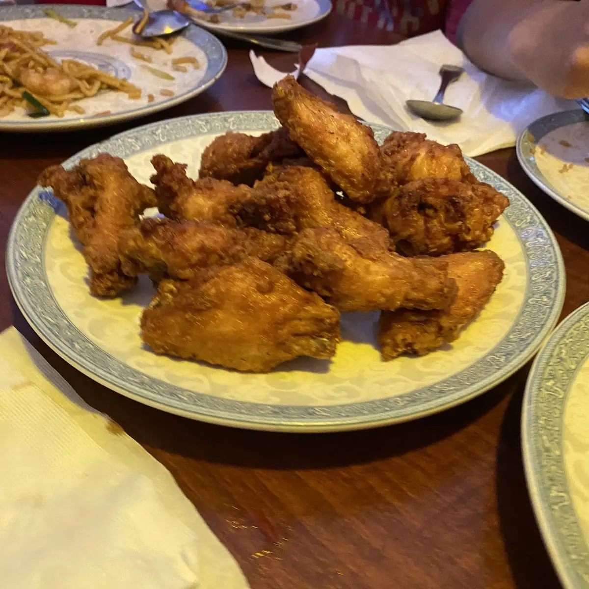 Lemon Pepper Fried Chicken Wings