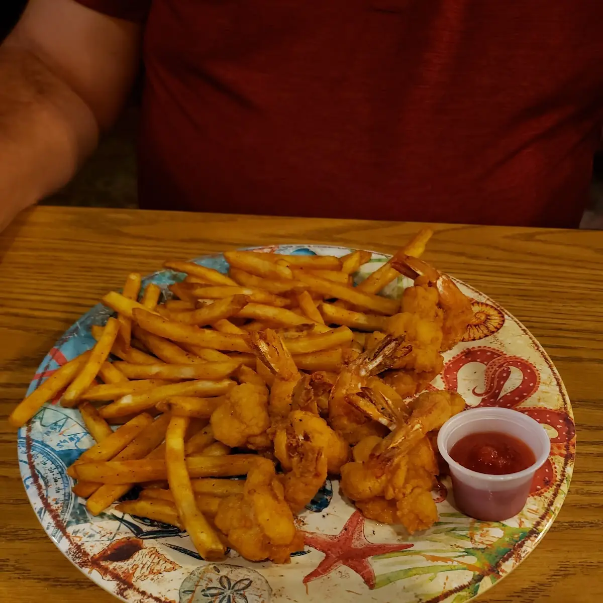 Fried Shrimp Basket with Fries