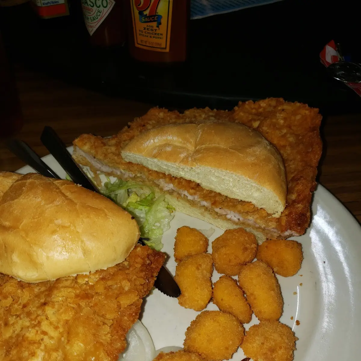 Hand Breaded Tenderloin and Cheese Balls