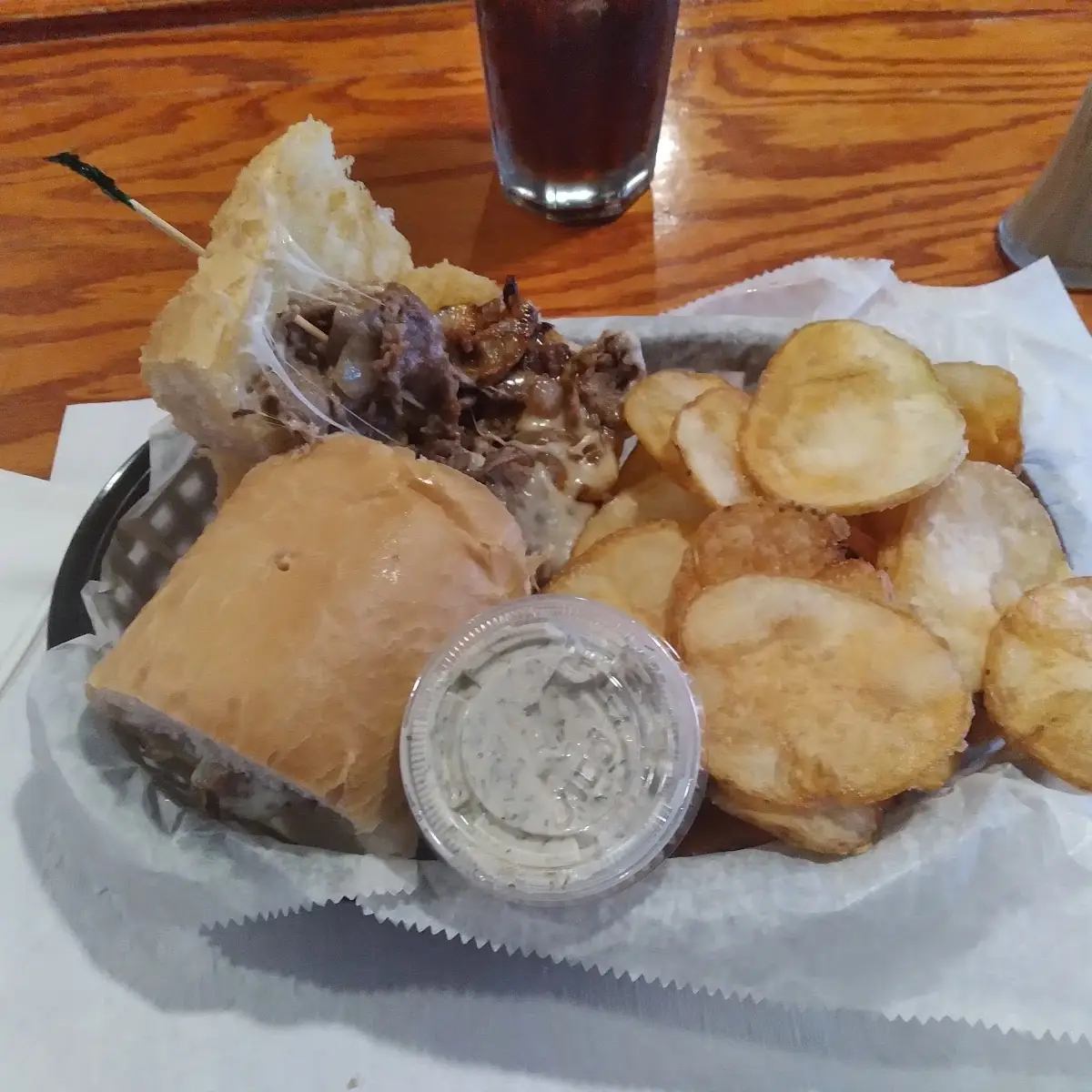 Steak Sandwich with Fries or Pub Chips