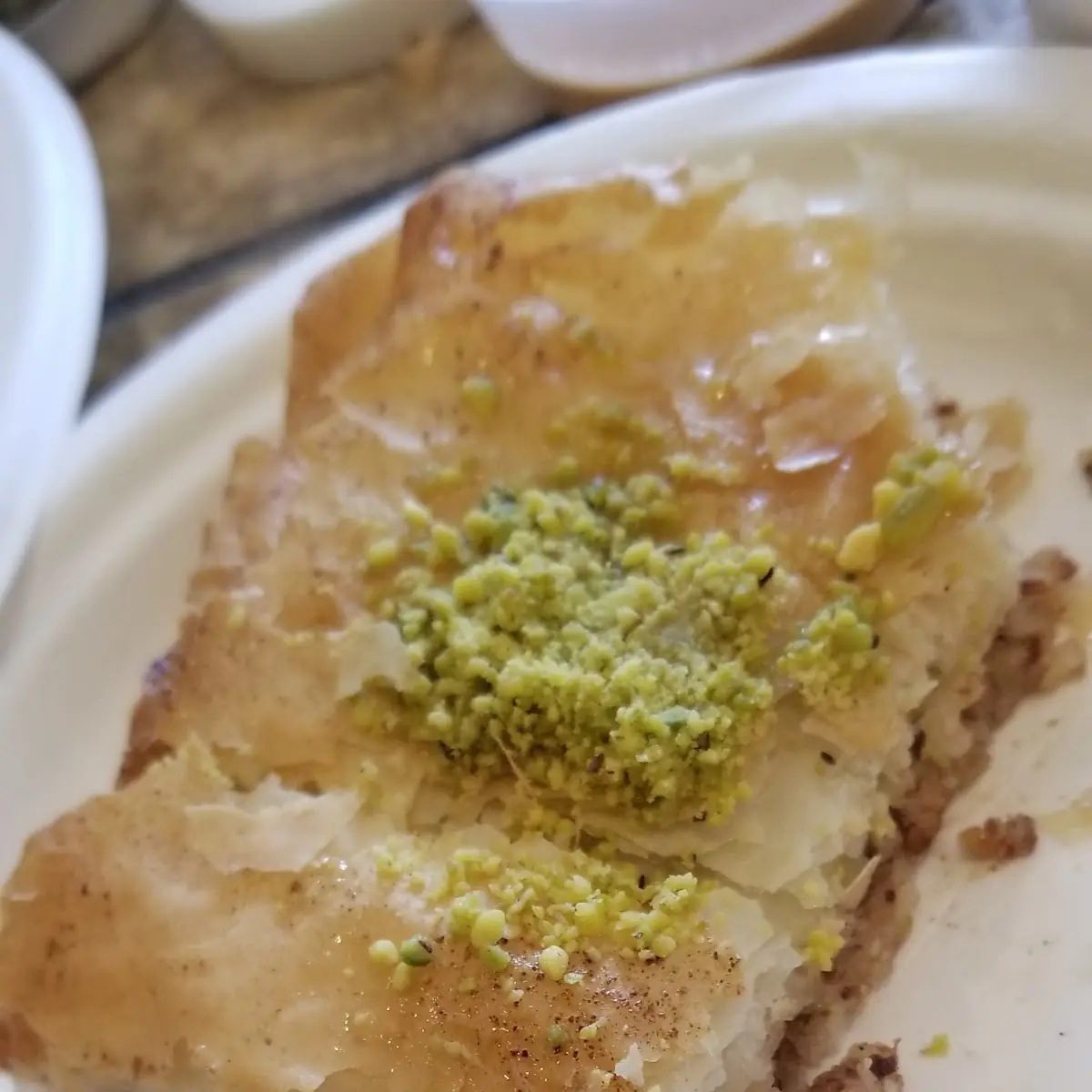 Pistachio Baklava Dessert