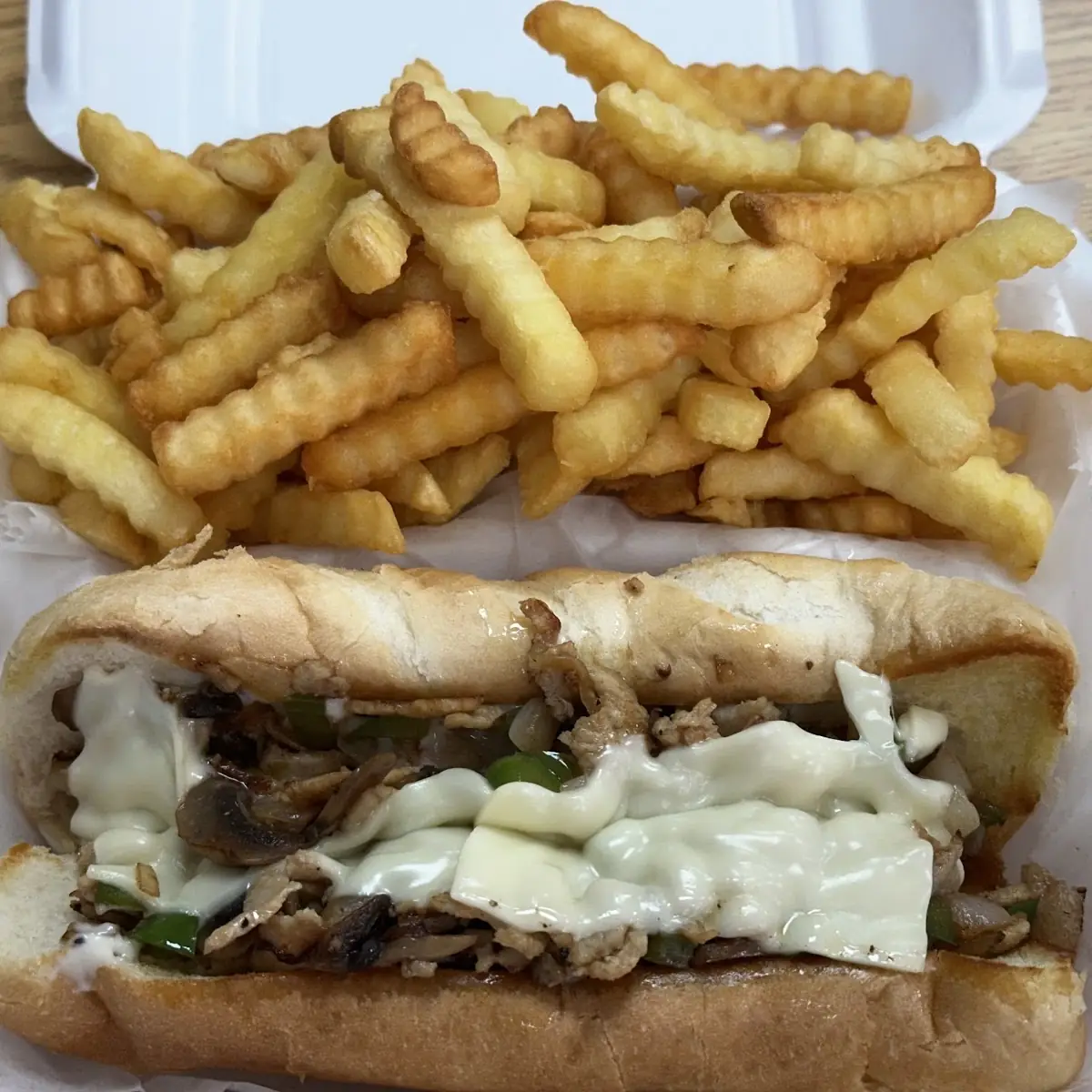 Chicken Cheese Steak Hoagie