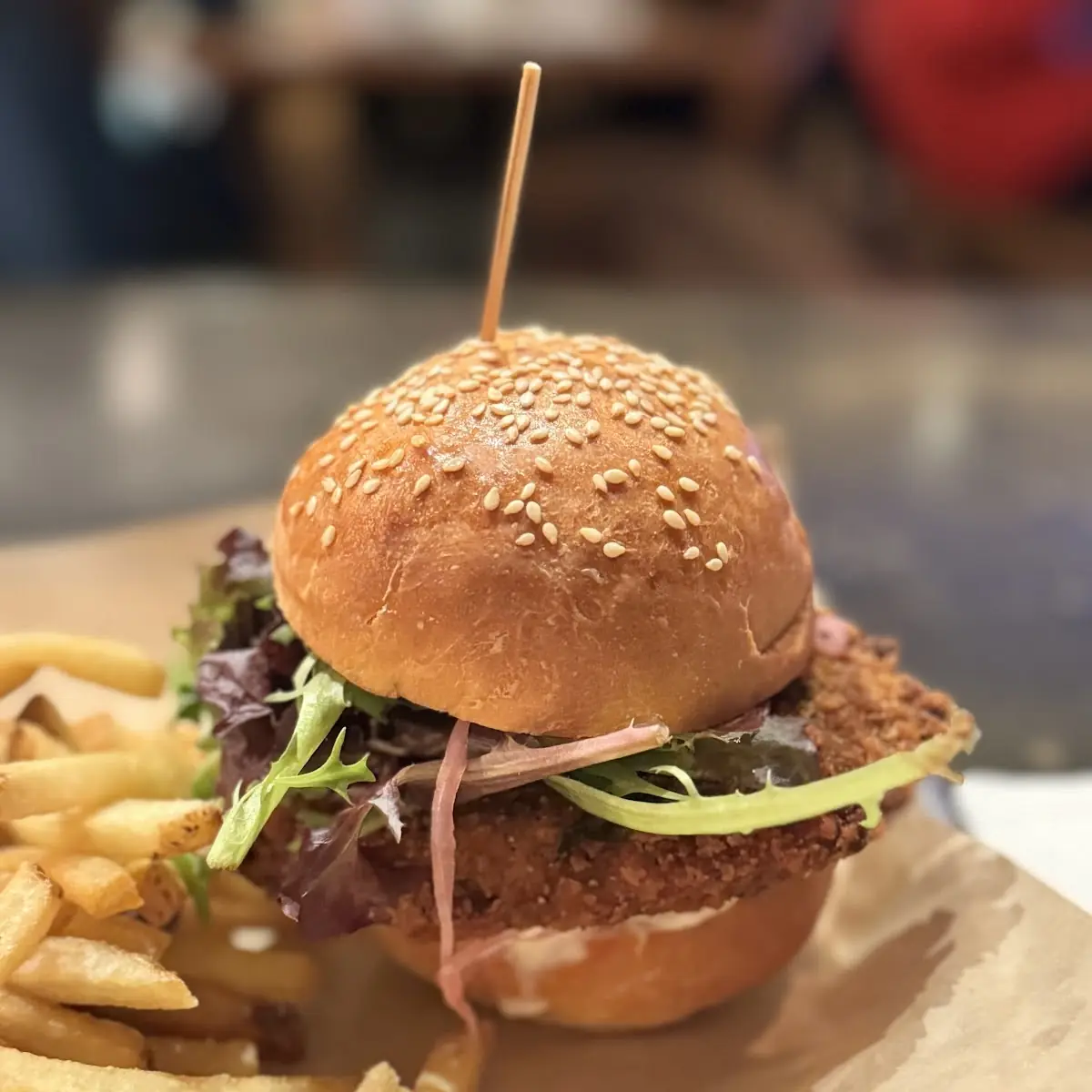 Eggplant Burger