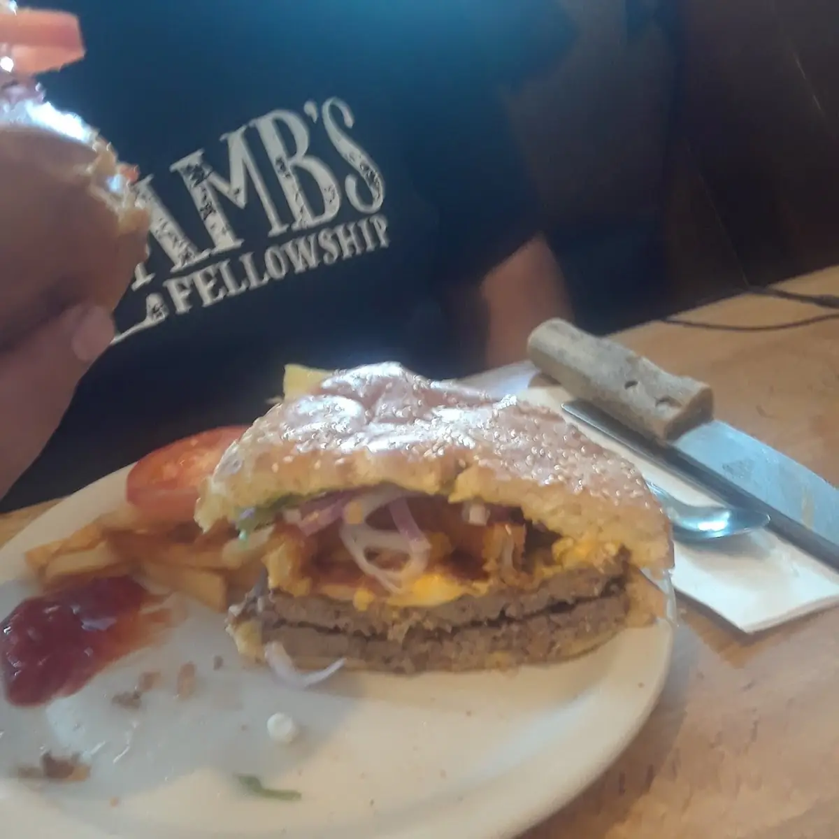 British Bacon Burger